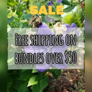 Free shipping on bundles over $50!